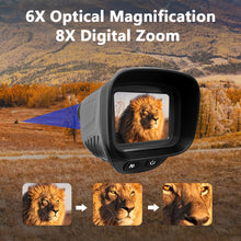 Load image into Gallery viewer, INSIGNIA DT19 Night Vision Monocular 8X Zoom 2inch Screen 2.5K video for hunting (8065209729281)