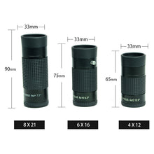 Load image into Gallery viewer, INSIGNIA Near Focus Monocular 4x12/ 6x16/ 8x21 Metal Body Monocular for Visual Aid (7994999177473)