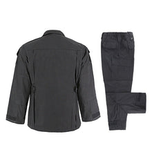 Load image into Gallery viewer, TACPRAC Outdoor Breathable Polyester And Cotton Black Tactical Trekking Uniforms (7975867515137)