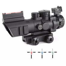 Load image into Gallery viewer, INSIGNIA Hunting Optics 4x32 dual illuminated compact scope with fiber optic sight for hunting (7974752616705)