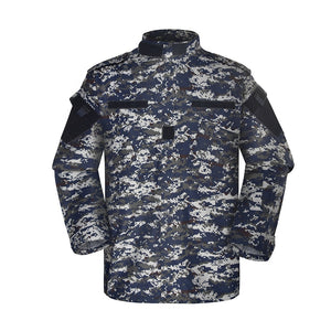 TACPRAC Tactical Outfit YL19 Combat Suit Dark Blue Digital Camouflage 511 Combat Tactical Uniform for Men Outdoor (7975183024385)