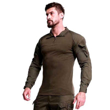 Load image into Gallery viewer, TACPRAC Men&#39;s tactical combat T-shirt long sleeve CP camouflage sweatshirt camping hunting mountaineering fishing suit (7975183778049)