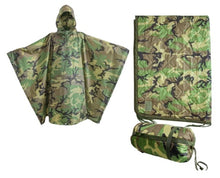 Load image into Gallery viewer, TACPRAC Polyester Warm Outdoor Factory Waterproof Camouflage Poncho Liner (7975984333057)