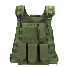 Load image into Gallery viewer, TACPRAC 1009 Custom Wholesale Outdoor Waterproof Black Hawk Multifunction Camouflage Tactical CS Combat Uniform Vest (7975976501505)