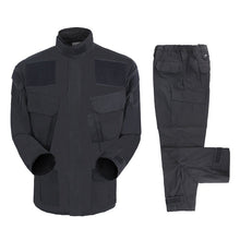 Load image into Gallery viewer, TACPRAC Outdoor Breathable Polyester And Cotton Black Tactical Trekking Uniforms (7975867515137)