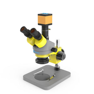 RACTOR OPTICA RO-10h-614 Simul-Focal Trinocular Stereo Microscope (7980247548161)