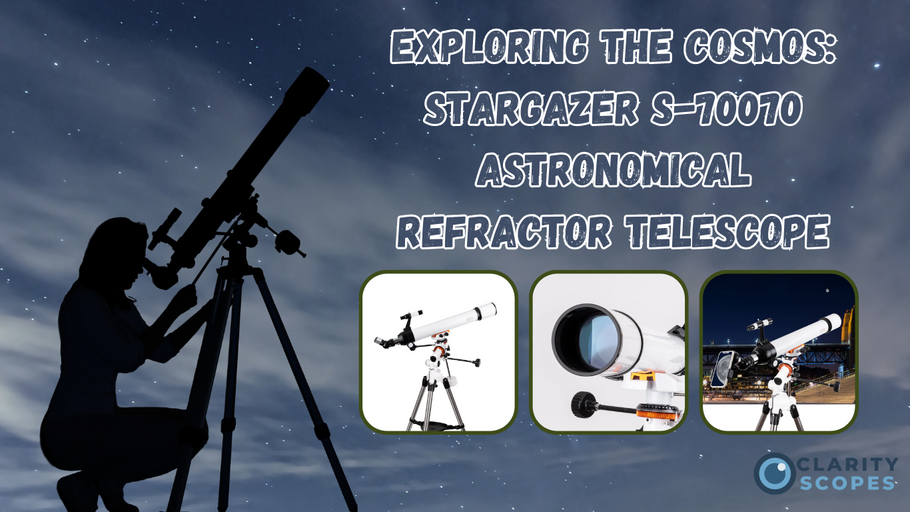 Exploring the Cosmos with Precision: STARGAZER S-70070 Astronomical Refractor Telescope