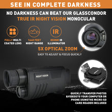 Load image into Gallery viewer, INSIGNIA Thermal vision monocular Rechargeable Digital Night Vision HD Scopes Function for Outdoor Surveillance Security (8065120633089)