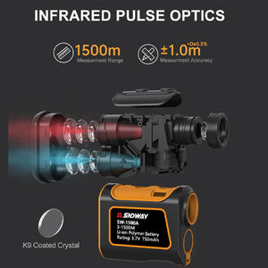 INSIGNIA OEM ODM Digital High Precision 6x Magnification Smart Golf Laser Range finder (8065789198593)