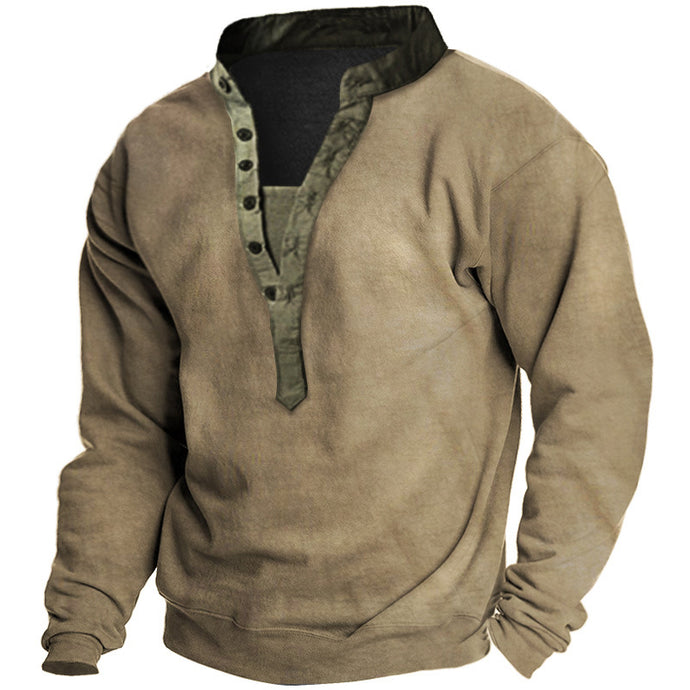 TACPRAC Male Breathable Sport T shirt Top Men Outdoor Tactical Hiking T-Shirts V-neck long Sleeve Hunting Climbing Shirt (7975183450369)