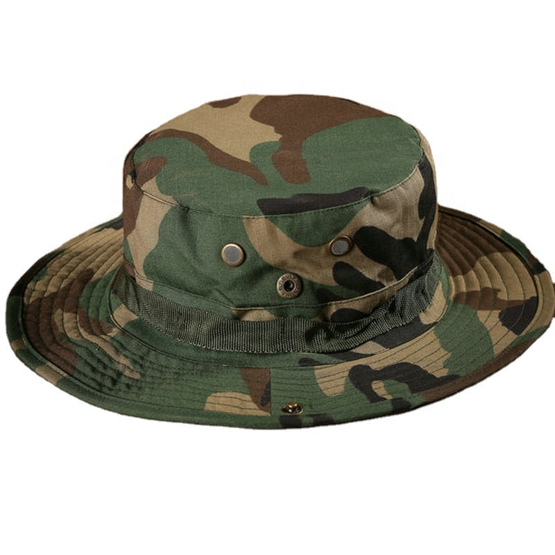 TACPRAC Combat training camouflage round hat fisherman hat men's camouflage tactical hats (7975983186177)