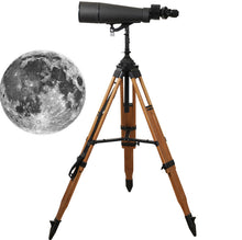 Load image into Gallery viewer, TELEBINE Telescope HD Astronomical Binocular Big Zoom binoculars 40x100 Tripod hardwood (7979608277249)