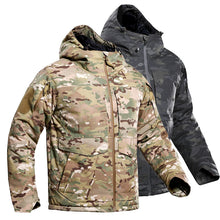 Load image into Gallery viewer, TACPRAC tactical cotton suit men&#39;s outdoor waterproof training suit Special forces winter coat camouflage windbreaker (7975867875585)