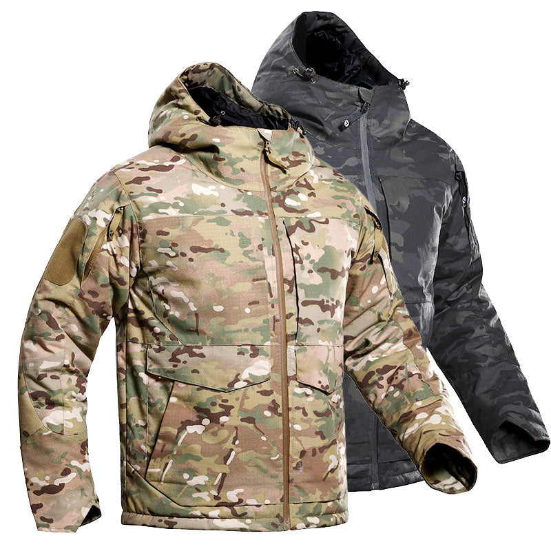 TACPRAC tactical cotton suit men's outdoor waterproof training suit Special forces winter coat camouflage windbreaker (7975867875585)
