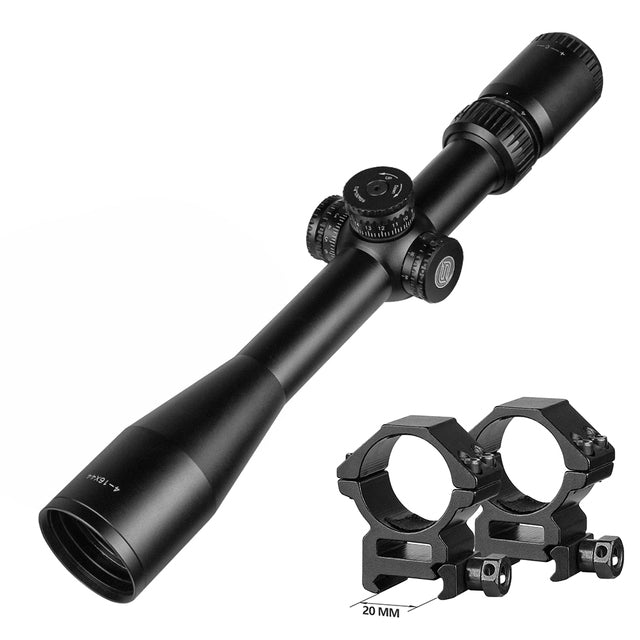 INSIGNIA Tactical 4-16X44 SF Compact scopes hunting scope with mount for hunting (7974750880001)