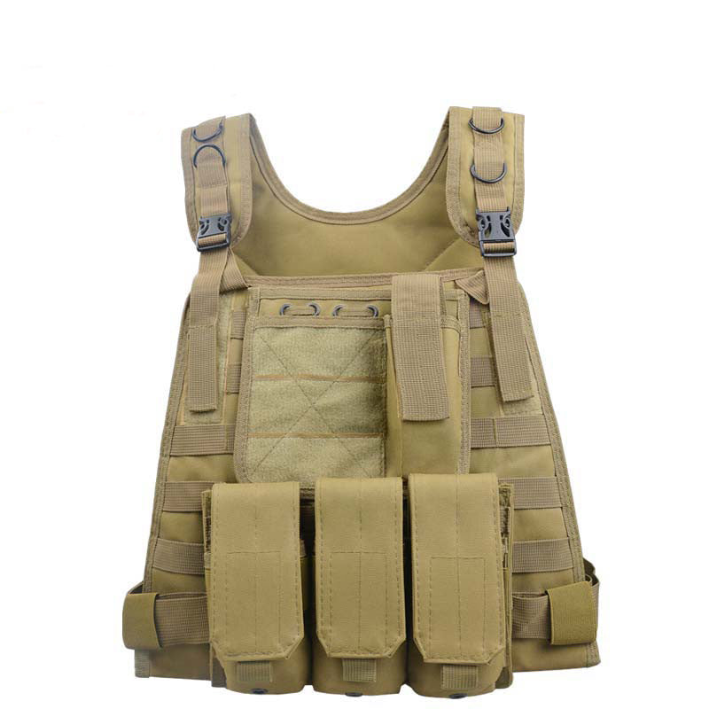 TACPRAC 1009 Custom Wholesale Outdoor Waterproof Black Hawk Multifunction Camouflage Tactical CS Combat Uniform Vest (7975976501505)