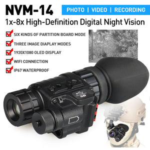 INSIGNIA 1x-8x Night Vision Monocular Telescope Outdoor Tactical NVM-14 (7979607556353)