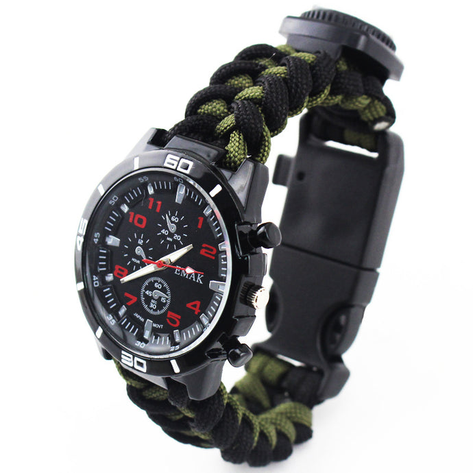 TACPRAC Tactical watch with compass survival multi-function watch (7975983350017)