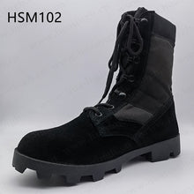 Load image into Gallery viewer, TACPRAC ZH,anti-shock hard rubber outsole Altama band combat boots rip resistant natural cow leather tactical boots HSM102 (7975179911425)