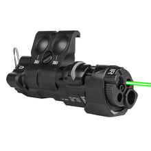 Load image into Gallery viewer, INSIGNIA Metal Version Red/Green/Blue Laser+IR+IR illumination Tactical Flashlight modular Laser Aiming Device VIS (7974752780545)