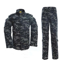 Load image into Gallery viewer, TACPRAC Mens tactical black uniforms green digital camouflage tactical uniform (7975183548673)