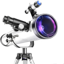 Load image into Gallery viewer, UNISTAR 76mm Eyepiece and Moon Filter&#39;s Astronomical Reflecting telescope WT76700 with Adjustable tripod (7979610210561)