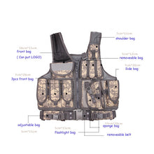 Load image into Gallery viewer, TACPRAC Security Combat Outdoor Equipment Tactical Vest For Training (7975978664193)