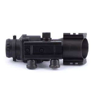 INSIGNIA Hunting Optics 4x32 dual illuminated compact scope with fiber optic sight for hunting (7974752616705)