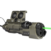 Load image into Gallery viewer, INSIGNIA Metal Version Red/Green/Blue Laser+IR+IR illumination Tactical Flashlight modular Laser Aiming Device VIS (7974752780545)