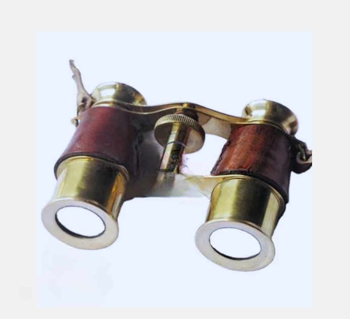 NAUTICAL Brass Binocular With Primus Style Scope (7972845846785)