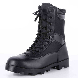 TACPRAC combat research water-proof steel toe tactical boots in black (7975179419905)