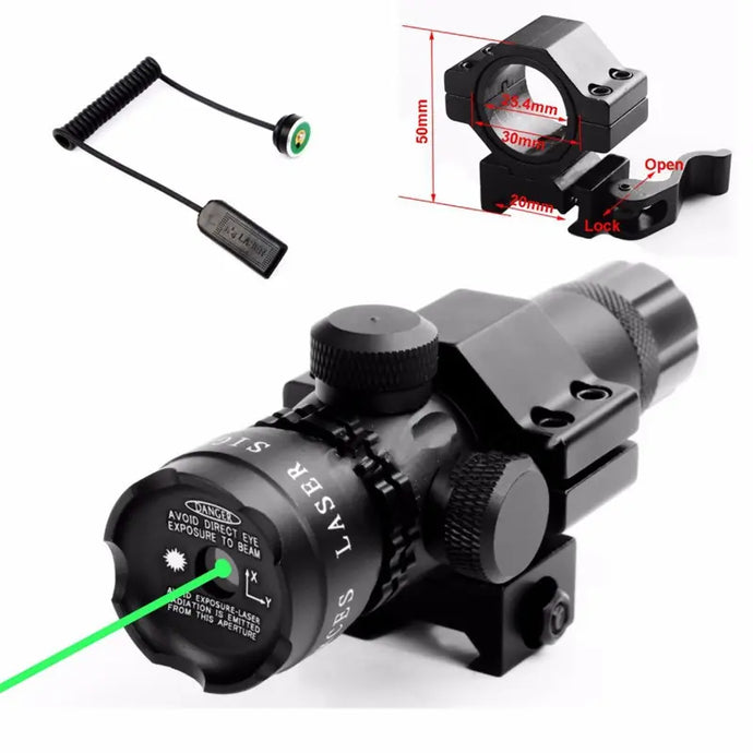 INSIGNIA Rechargeable Tactical Green Laser Light Sight Scope (7997290610945)