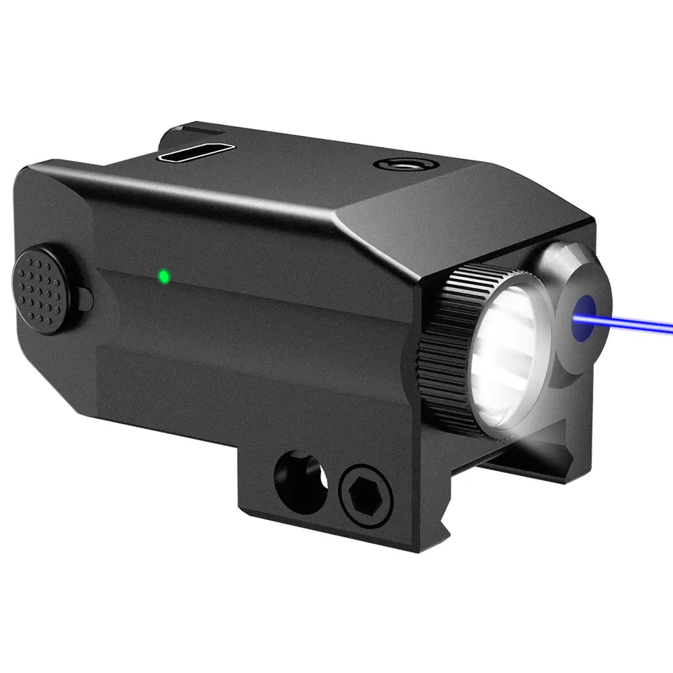 INSIGNIA Light Blue Laser Sight LED Flashlight (7997295788289)