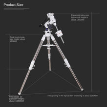 Load image into Gallery viewer, Telescope Equatorial Mount 2 inch steel Tripod (7975875313921)