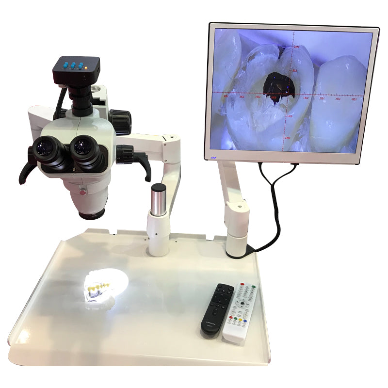 RACTOR OPTICA RO-MS006 Binocular Dental Surgical Zoom Camera Microscope (7980149244161)