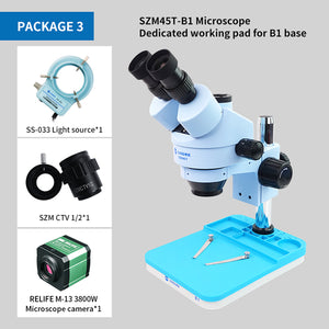 RACTOR OPTICA RO-45-B1 Trinocular HD Stereo Microscope (7980266225921)