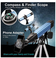 Load image into Gallery viewer, STARGAZER 60mm Aperture Powerful Refractor Telescope (7980005785857)